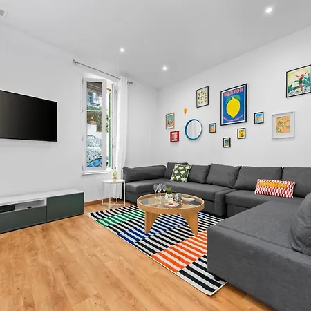 Guyau Ii - Somptueux 2pieces-carre D'or Menton-plage 1 Minute