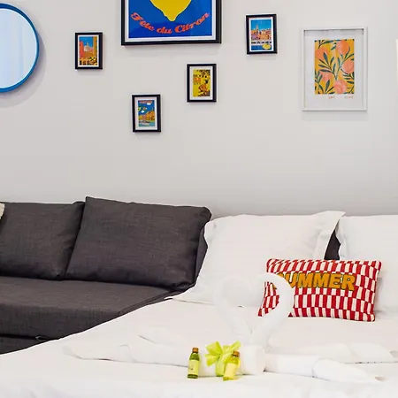 Guyau Ii - Somptueux 2pieces-carre D'or Menton-plage 1 Minute