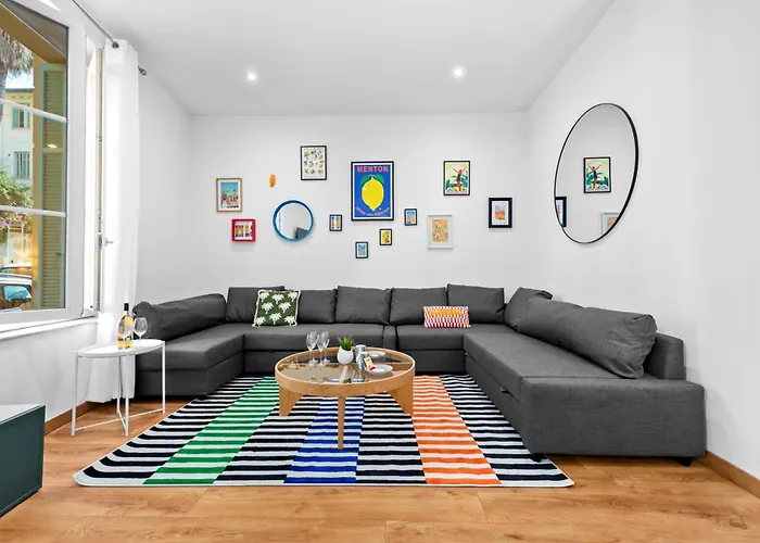 Guyau Ii - Somptueux 2pieces-carre D'or Menton-plage 1 Minute Menton